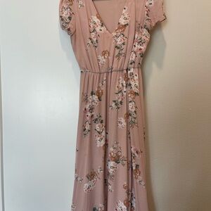 Floral Pink Dress